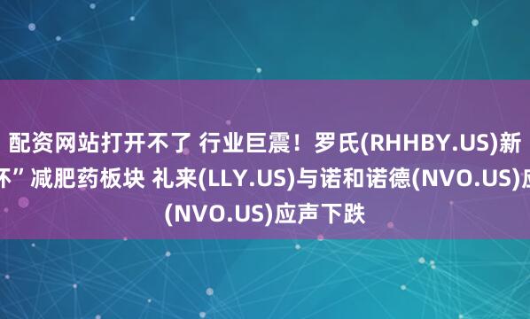 配资网站打开不了 行业巨震！罗氏(RHHBY.US)新药 “吓坏”减肥药板块 礼来(LLY.US)与诺和诺德(NVO.US)应声下跌